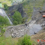 Muro verde vegetalizado y de muro escollera en Refinería 